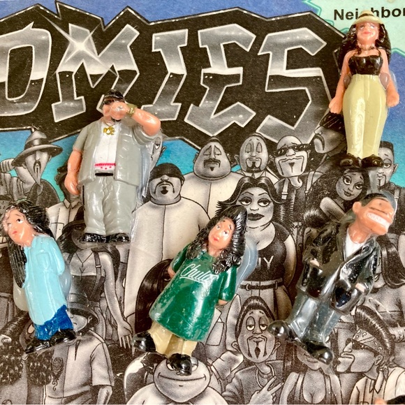 2002 Homies Series 2 Vending Machine Blister Card (9 Figures) - Picture 2 of 2